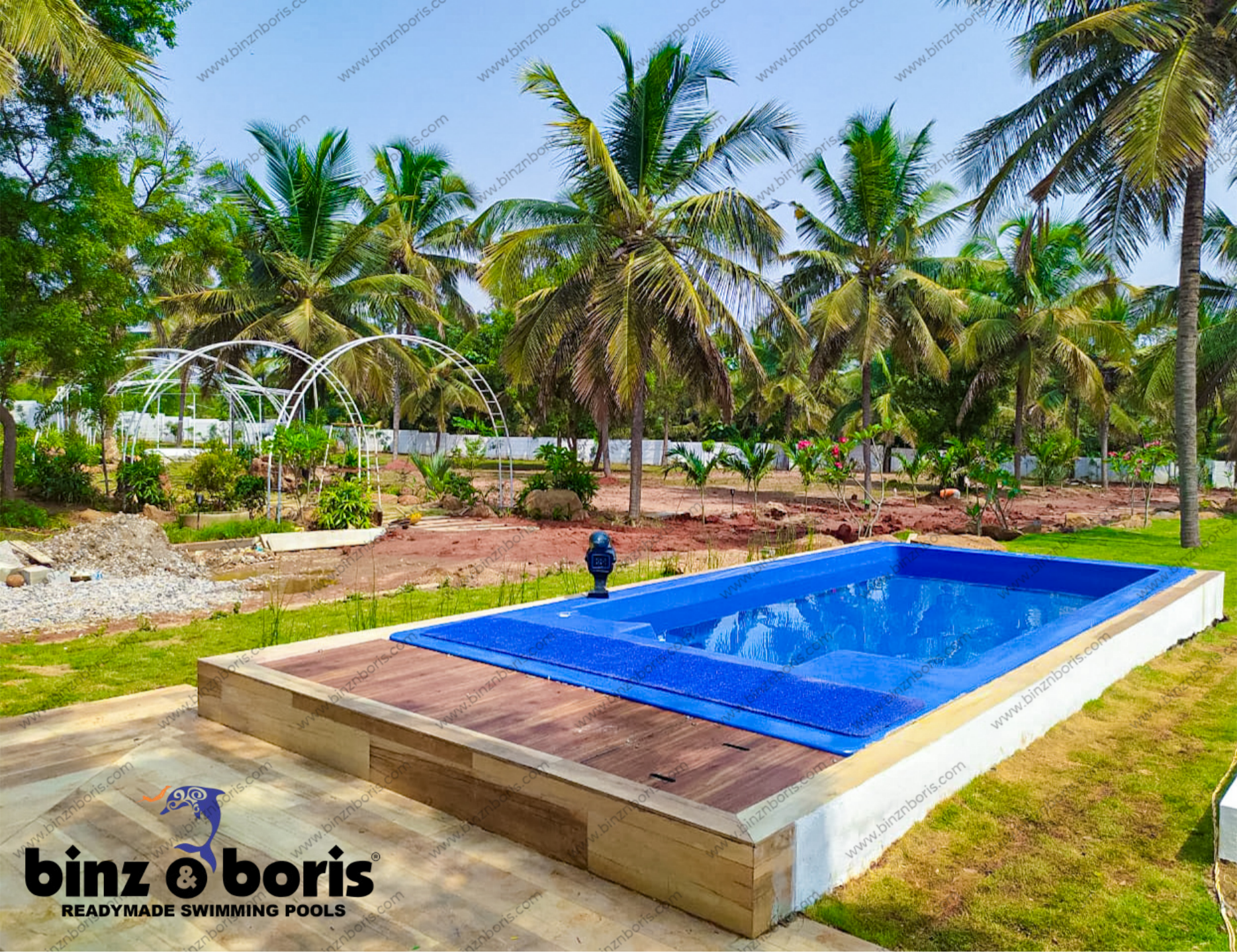 Installation Of Ready Made Pools In Gated Communities